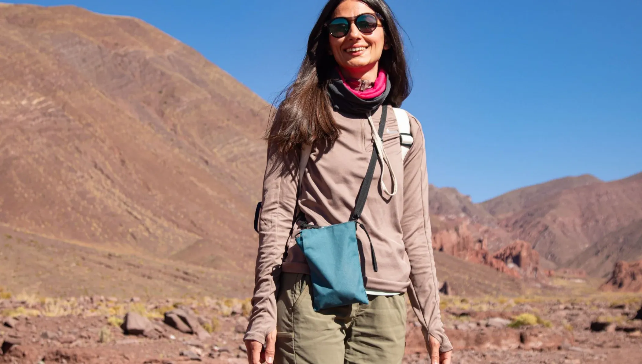 Valle del Arcoíris - Multicolored rock formations in the Atacama Desert